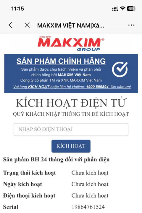 Chính sách bảo hành