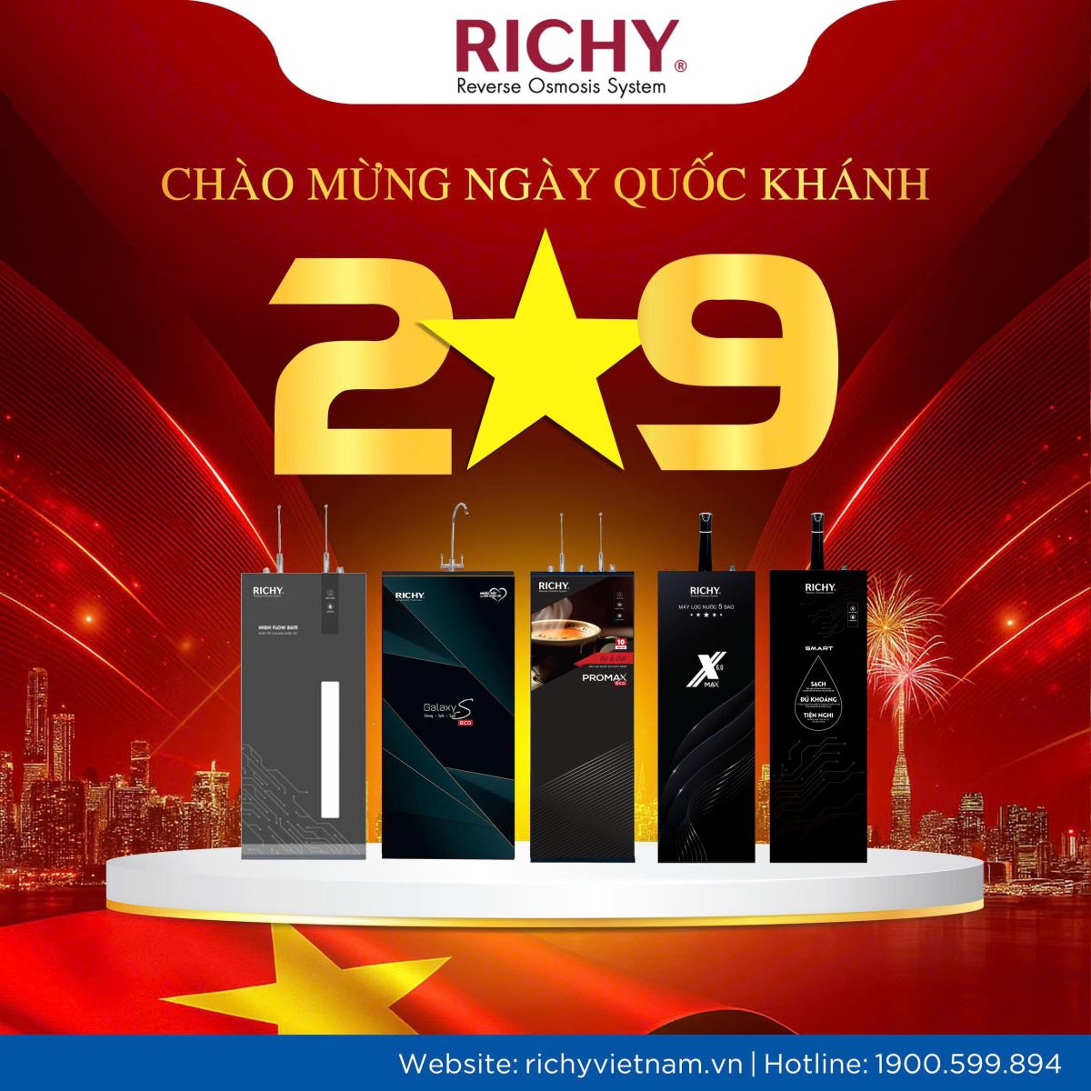 SẮM MÁY LỌC NƯỚC LIỀN TAY - NHẬN NGAY DEAL KHỦNG 2/9