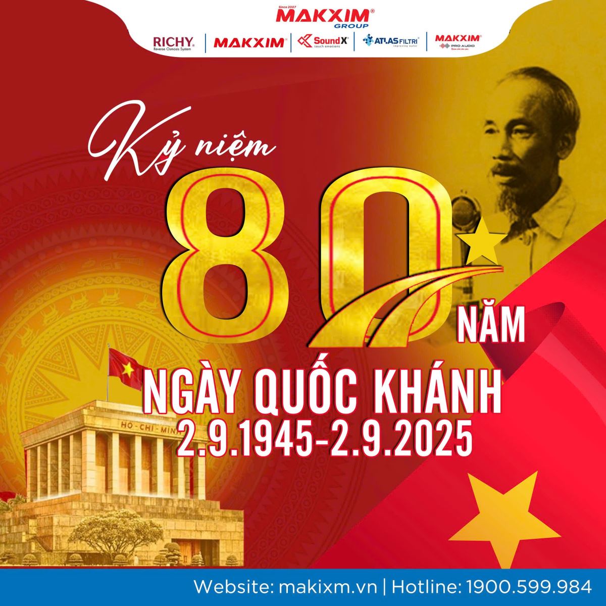 CHÀO MỪNG QUỐC KHÁNH 2/9/2025