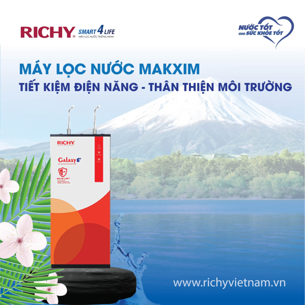 may-loc-nuoc-richy-tiet-kiem-dien-nang-than-thien-voi-moi-truong