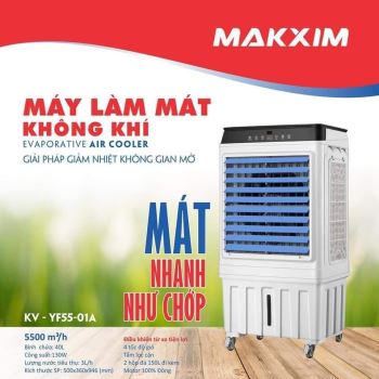 MÁY LÀM MÁT KHÔNG KHÍ BẰNG HƠI NƯỚC MAKXIM KV – YF55 – 01